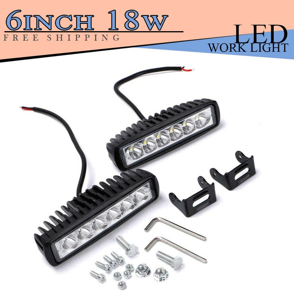 Auto LED Working Lights Shade 6LED 18W Day Lights Auxiliary Lights off -road vehicle modified lights