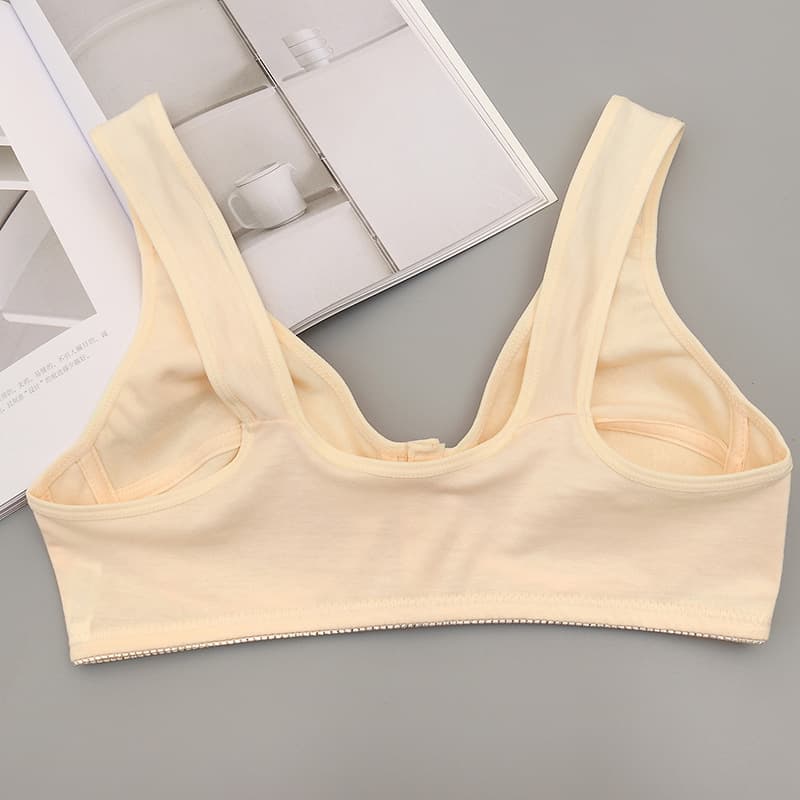 Thin underwear, tank top, sponge wireless bra, for middle age, plus size 2