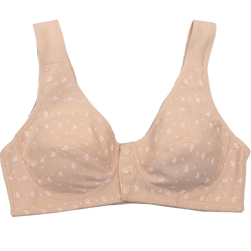 Thin underwear, tank top, sponge wireless bra, for middle age, plus size 5
