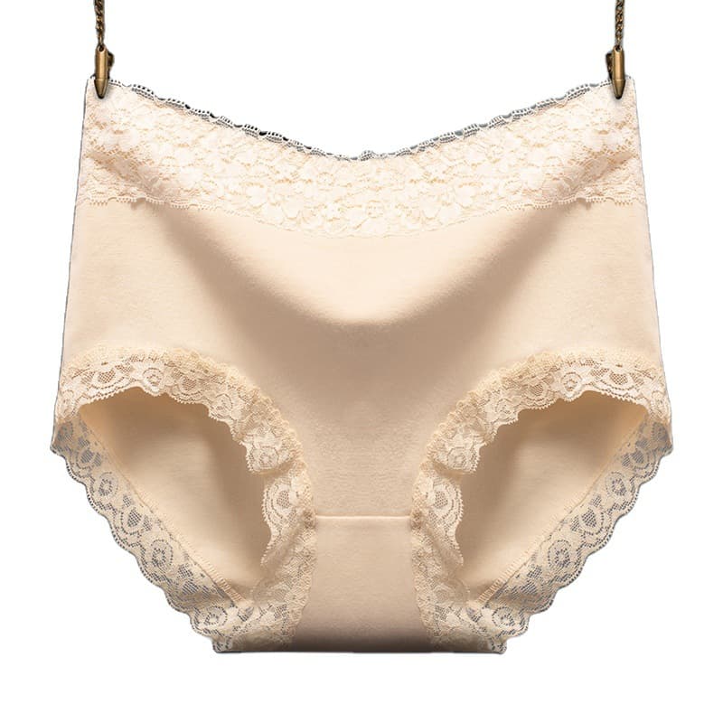 Underwear, cotton trousers, lace sexy comfortable waist belt, pants, plus size, high waist 5