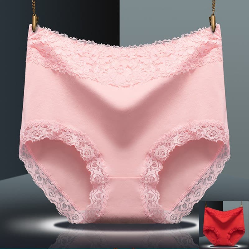 Underwear, cotton trousers, lace sexy comfortable waist belt, pants, plus size, high waist 1