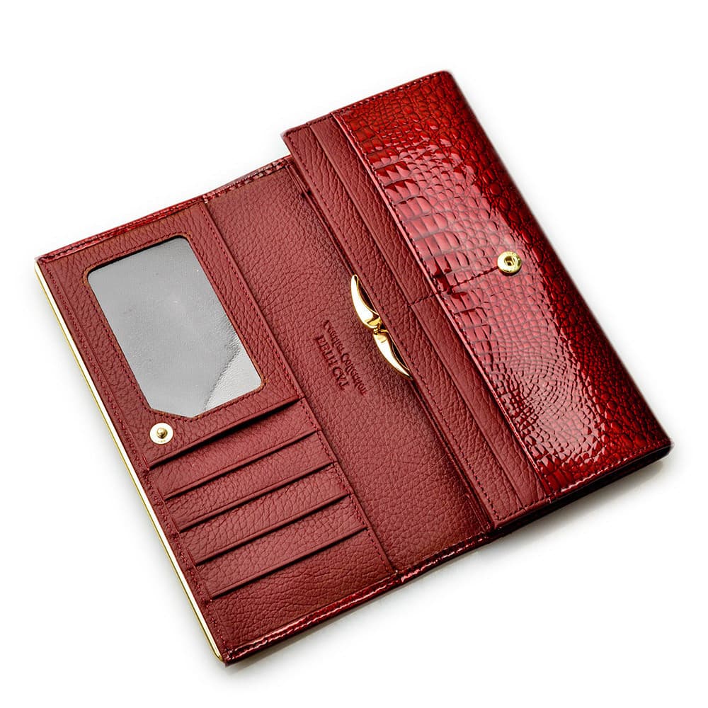 (Cross-border trading), wallet, small clutch bag, genuine leather, crocodile print, Russia, Aliexpress 5