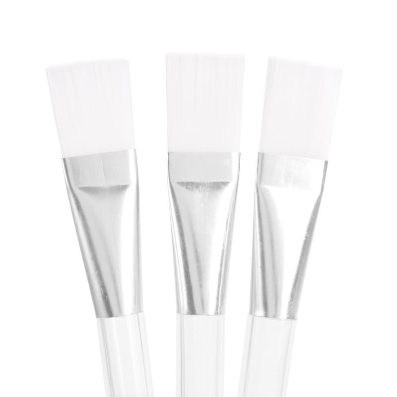 (Wholesale), transparent plastic face mask, cosmetic brush, for beauty salons 2