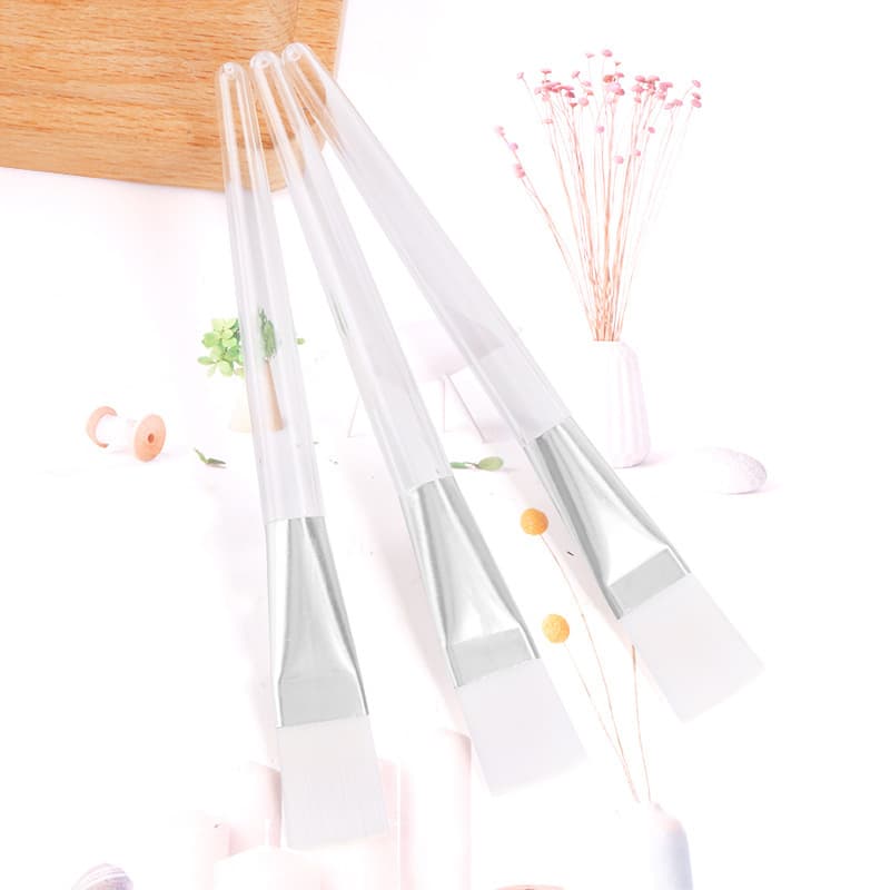 (Wholesale), transparent plastic face mask, cosmetic brush, for beauty salons 3