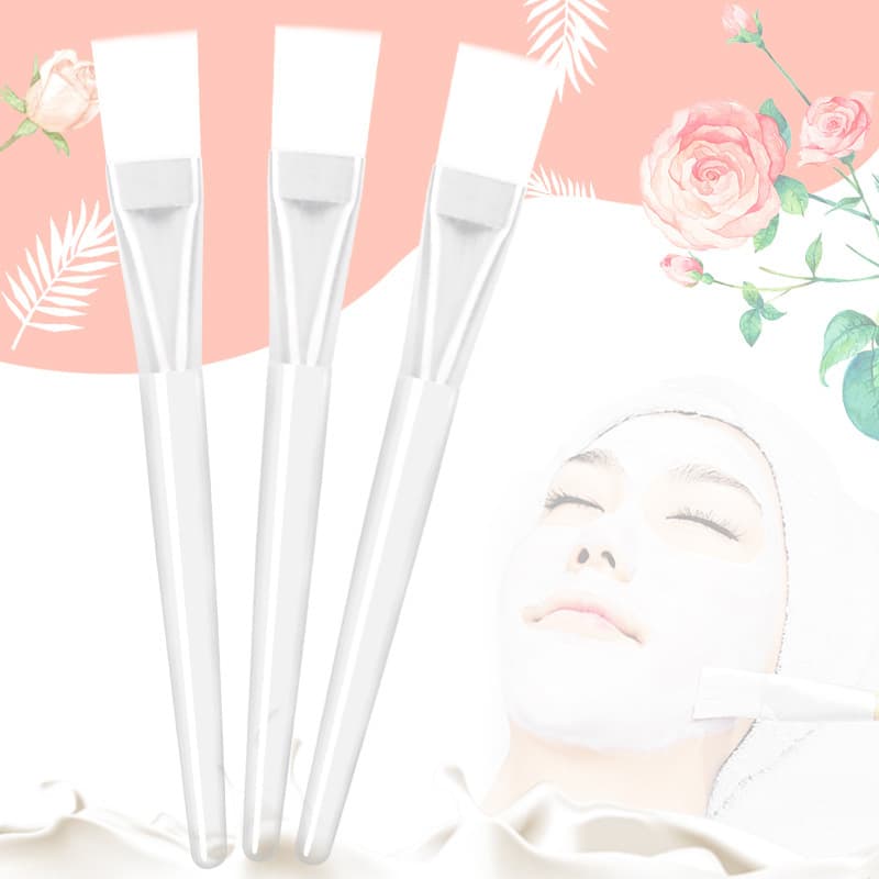 (Wholesale), transparent plastic face mask, cosmetic brush, for beauty salons