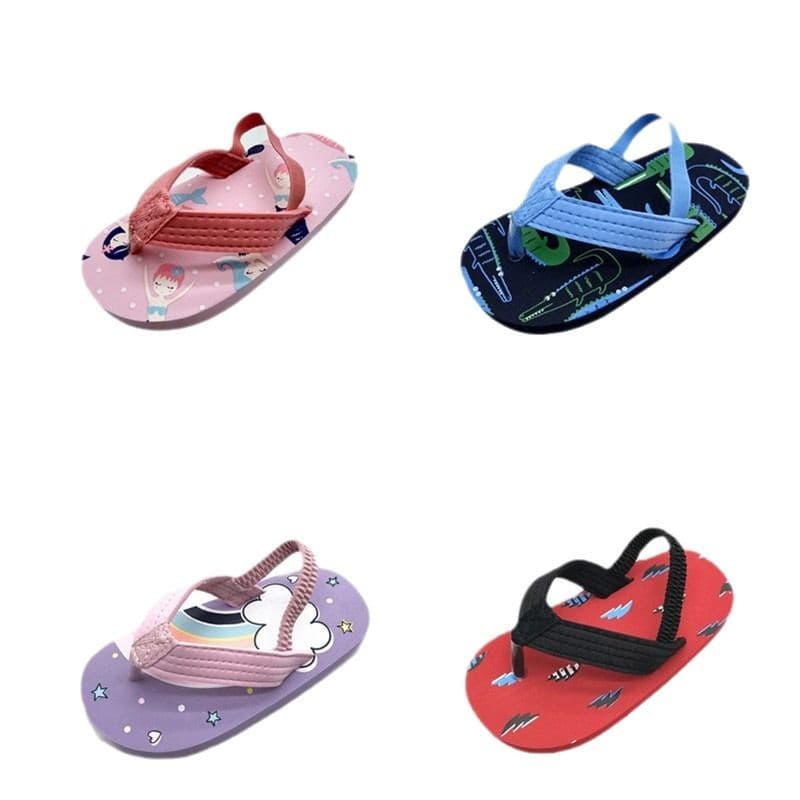(Wholesale), fashionable children's slippers, flip flops for boys, beach footwear, sandals, with toe post 5