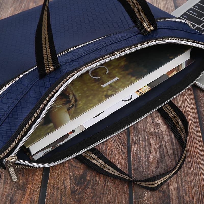 Handheld materials set with zipper for documents for men and women, custom-made, increased thickness 3
