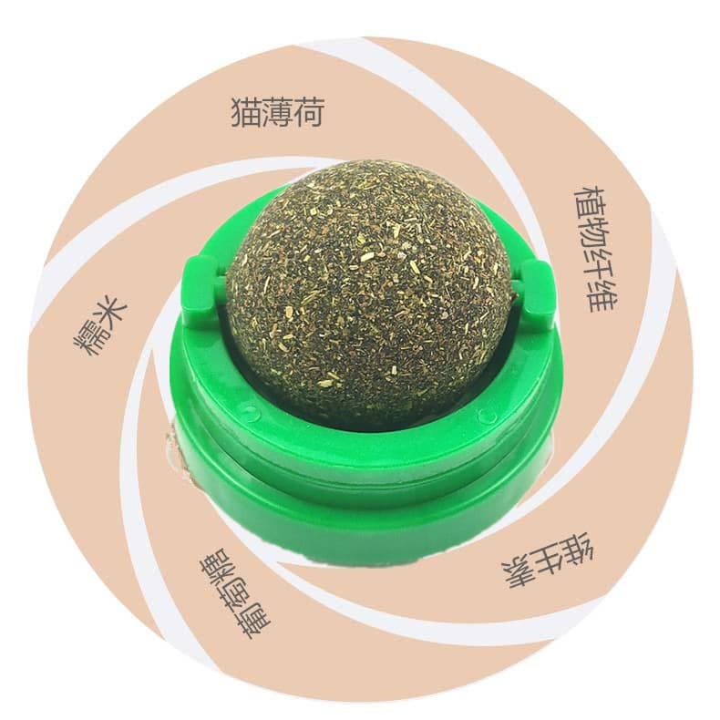 Mint rotating self-adhesive toy, pet, cat, getting rid of boredom 3