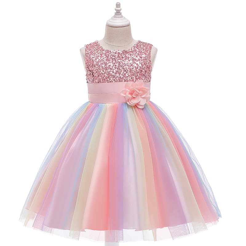 (Cross-border trading), brand dress, small princess costume, 2021 collection, European style, children's clothing 2