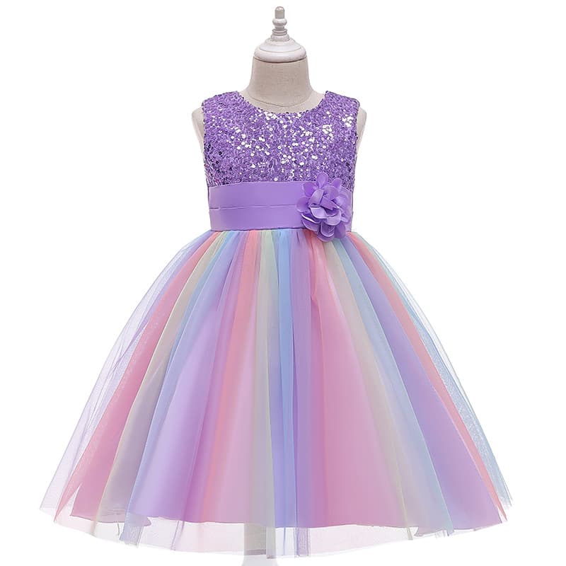 (Cross-border trading), brand dress, small princess costume, 2021 collection, European style, children's clothing 3