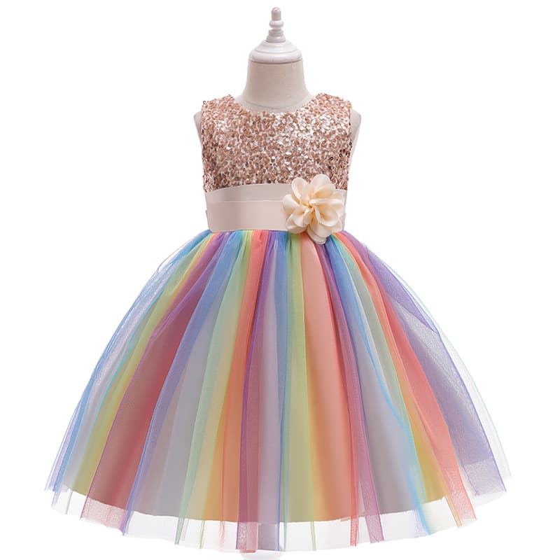 (Cross-border trading), brand dress, small princess costume, 2021 collection, European style, children's clothing 4