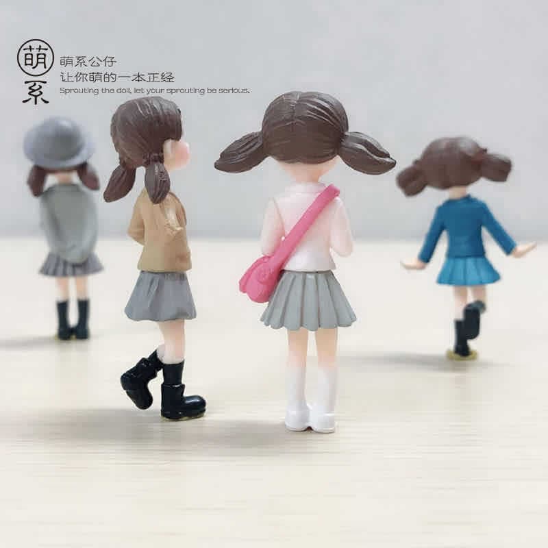 Cartoon doll for students, keychain PVC, micro landscape, new collection 3