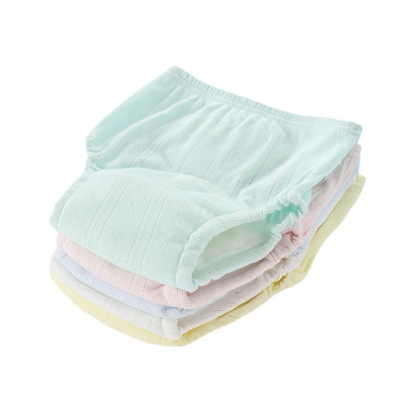 Children's diaper, breathable cotton hermetic waterproof summer trousers for training, washable 5