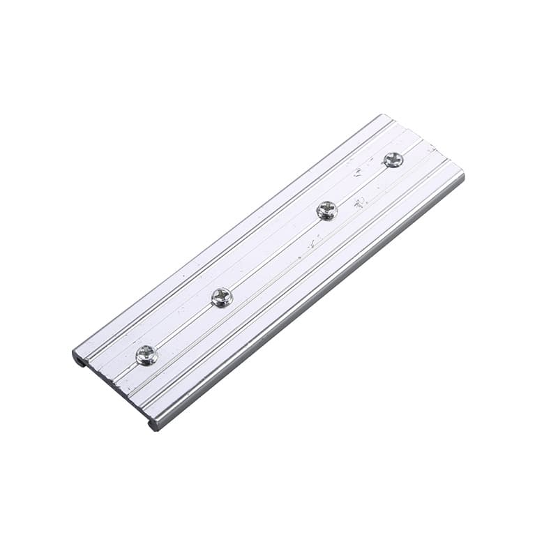 Curtain accessories rail connector reinforced straight orbit curved connecting chip aluminum alloy rail connector 5