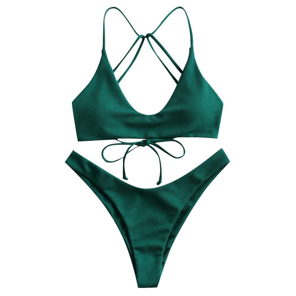 (Cross-border trading), sexy split swimwear for swimming, European style, (Physicals) 5