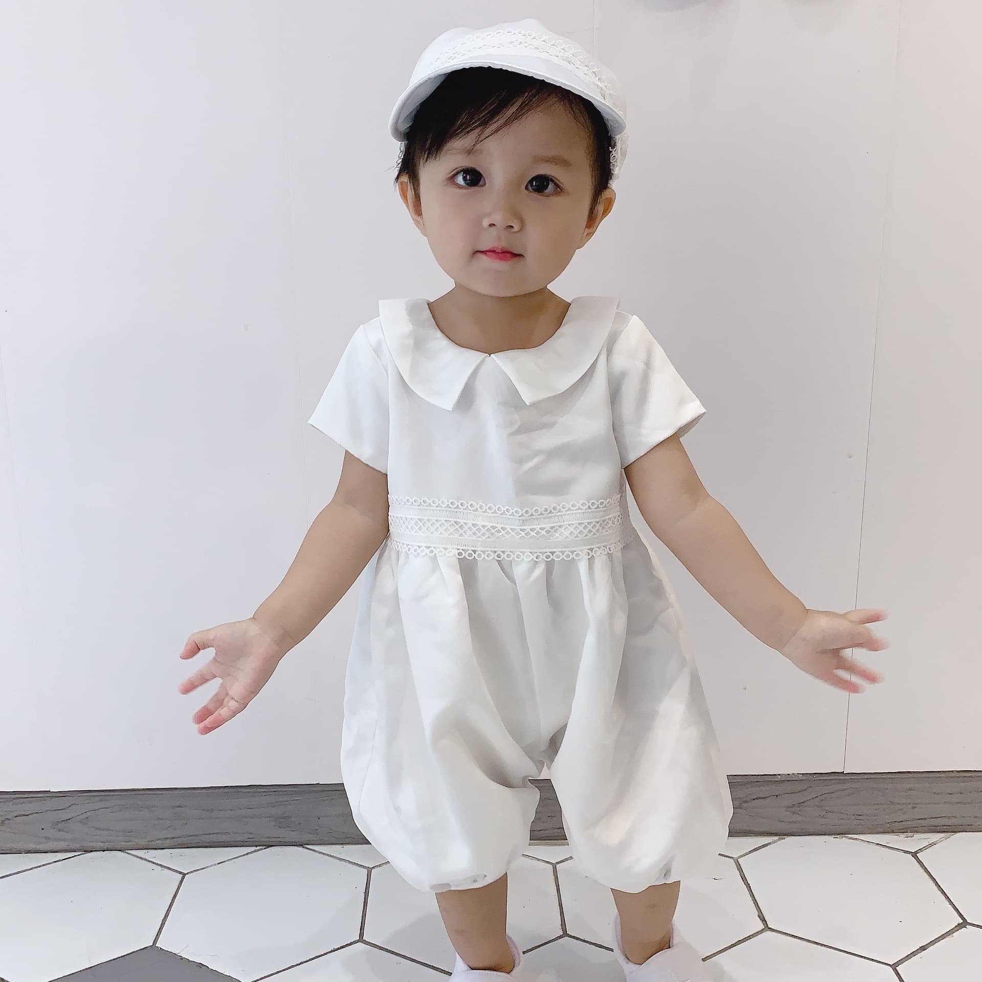 Children's dress, set, hat for boys 3