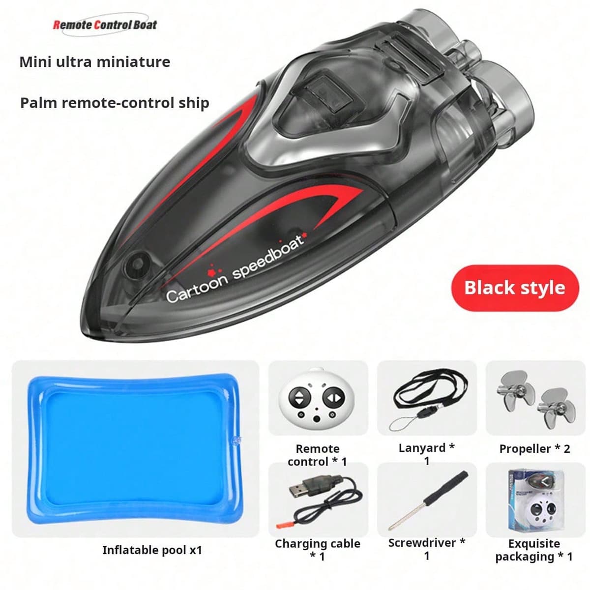 (Cross-border trading), small travel water speedboat, electric interactive toy 5