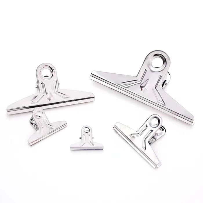 Factory price wholesale clip book clip stainless steel clip metal clip test paper information iron clip number 5 round head clip 1