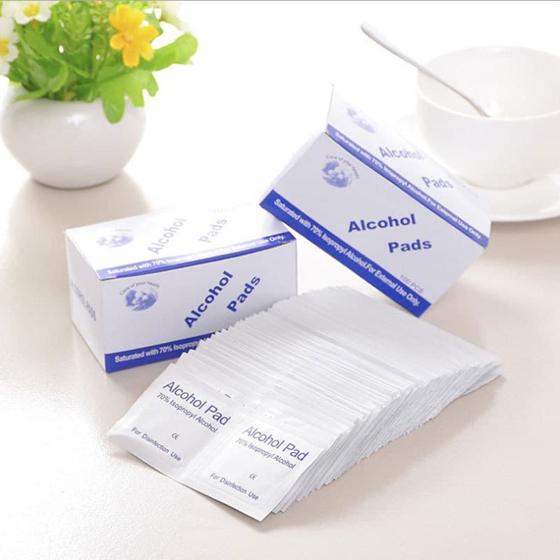 Cotton pads, antibacterial wipes, mobile phone, 100 pieces