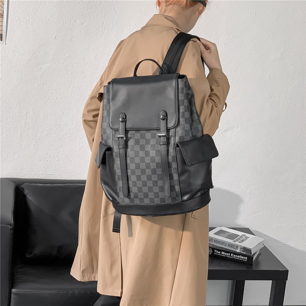 Capacious backpack, fashionable laptop, trend travel bag 2