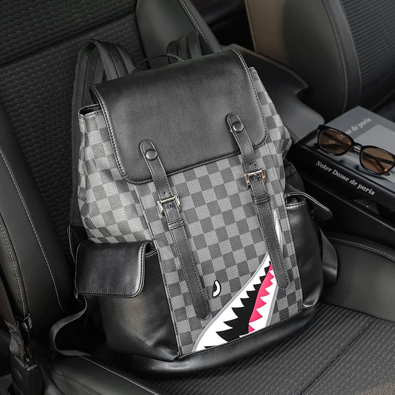 Capacious backpack, fashionable laptop, trend travel bag 3