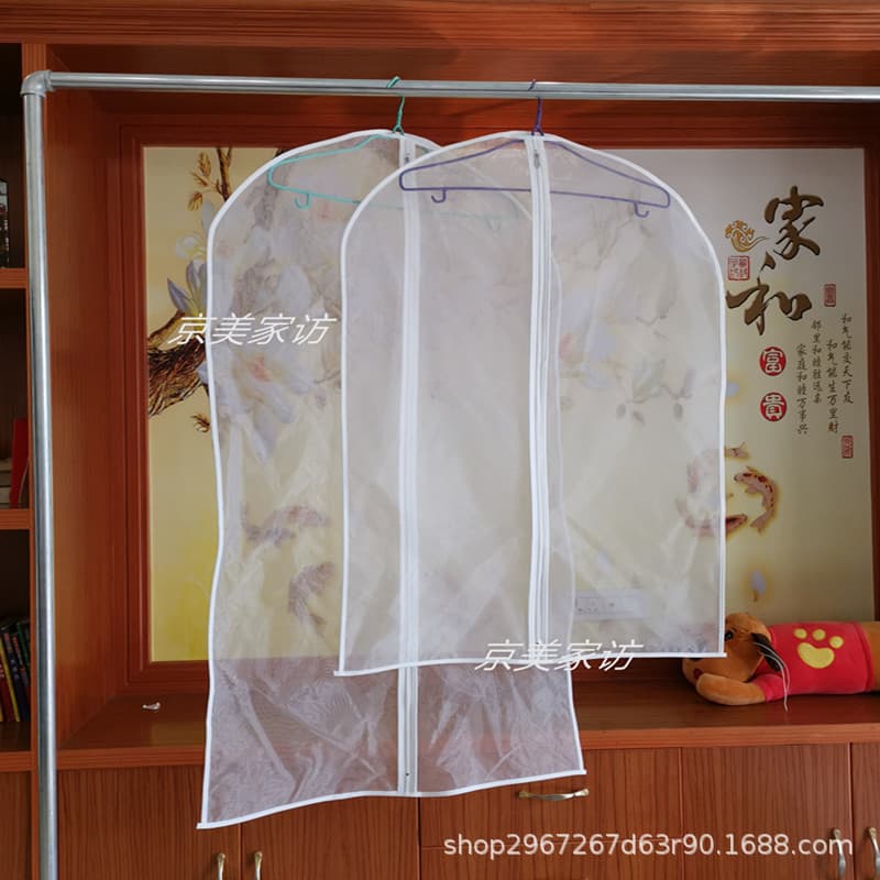 Transparent breathable dust cover, classic suit jacket, wedding dress, uniform, direct factory sales 3