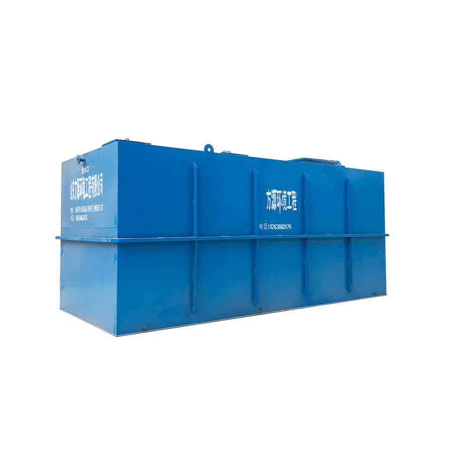 Buried integrated sewage treatment equipment New rural domestic sewage treatment machine Wastewater treatment complete set of equipment 5