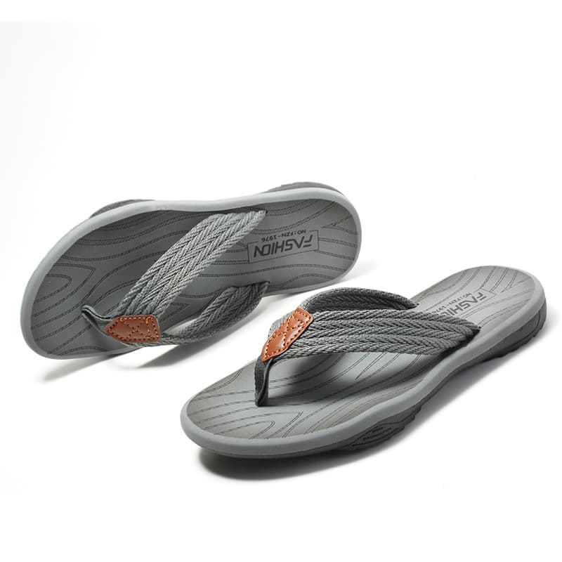 (Cross-border trading), fashionable flip flops, casual beach slippers, soft sole, for beloved, suitable for outdoor wear, with toe post 5
