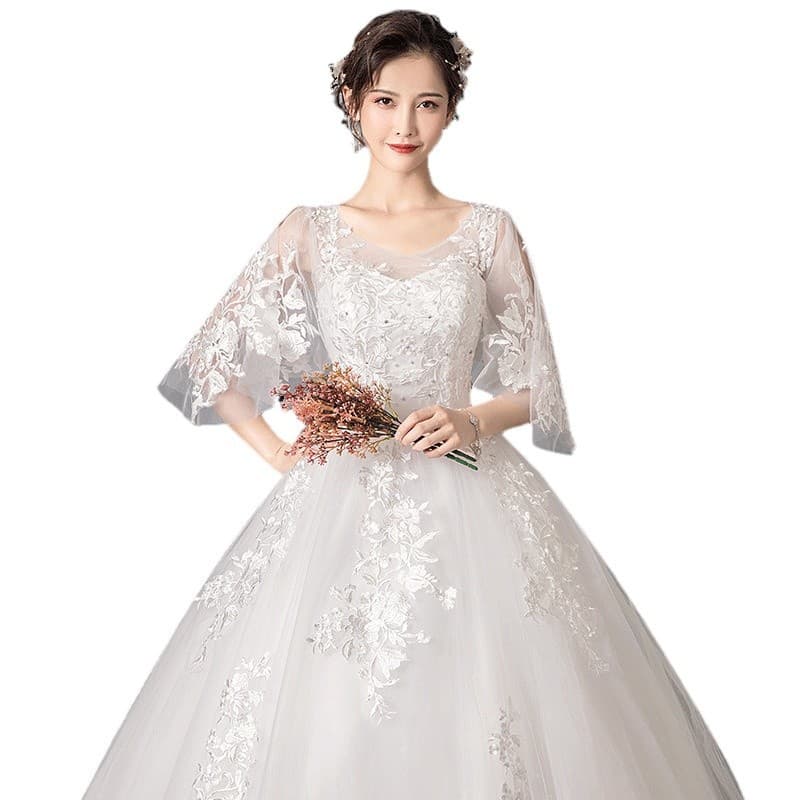 Demi-season long-sleeve for bride for pregnant, high waist, for teenagers 5