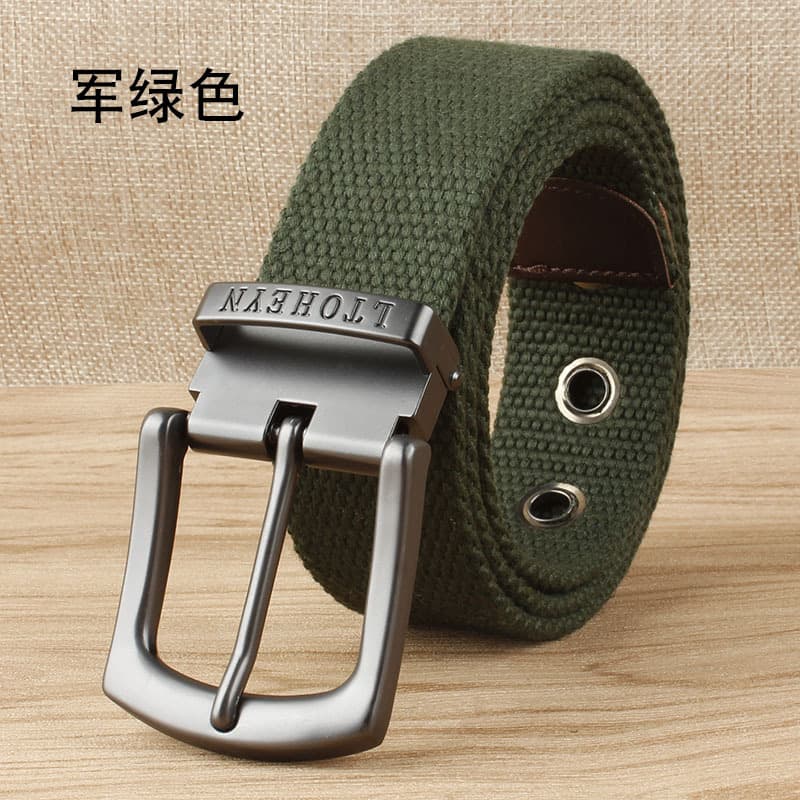 (Wholesale), men's cloth long woven travel casual belt, black eagle 2