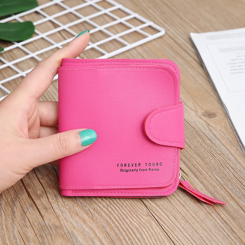 Short wallet, shoulder bag, capacious card holder, storage system, Korean style