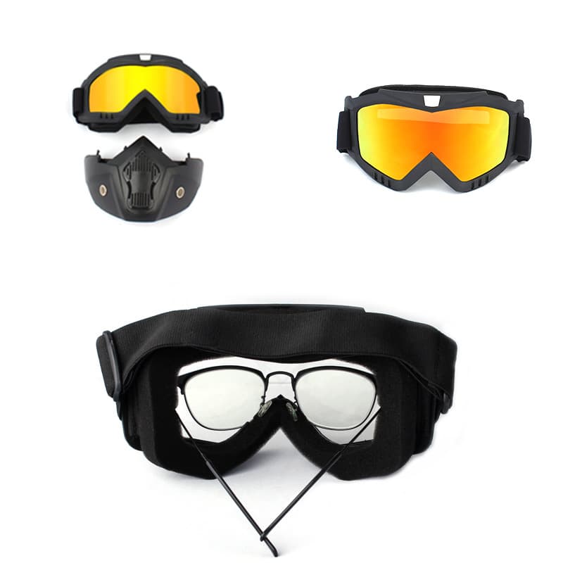 Windproof off-road travel mask, road protecting glasses for cycling 5