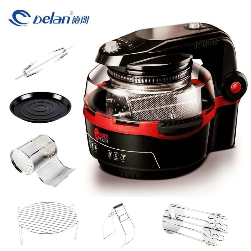 Delan 3D Rotary Air Fryer with Large Capacity 2