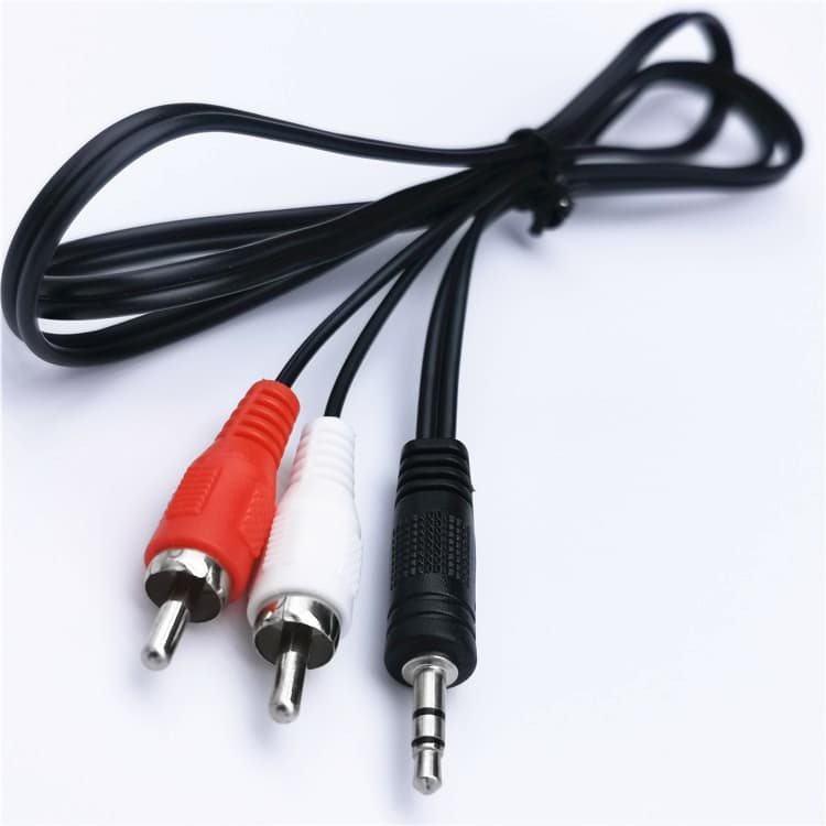 Spot 3.5MM audio cable, one-to-two AV audio cable, headphone cable, 3.5 to double lotus wired 2
