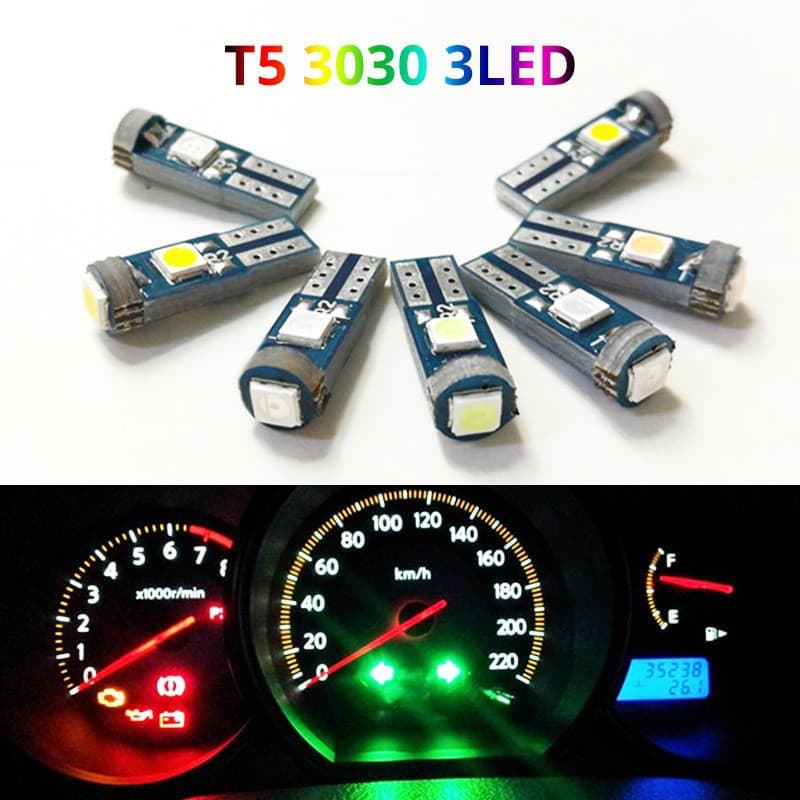 T5 car instrument light high bright LED instrument dish light indicator background light 3030-3smd foreign trade thermal sales 2