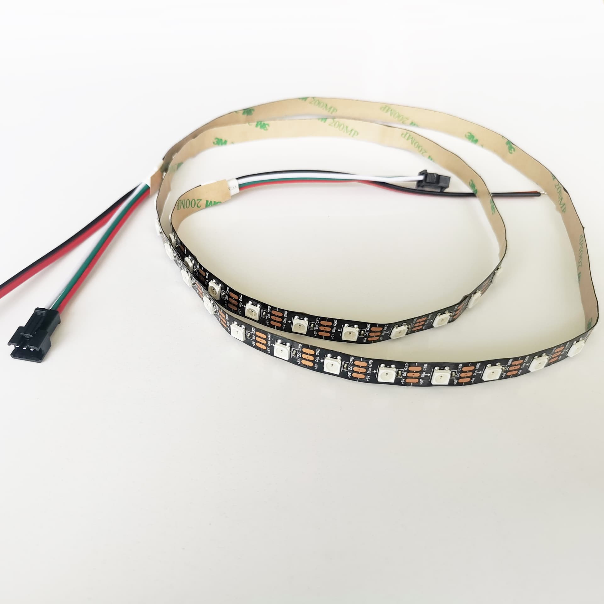 Lantern belt manufacturer's phantom light strip S -shaped horse rampal lamp WS2812 Meteor LED light bar wholesale slide belt 5