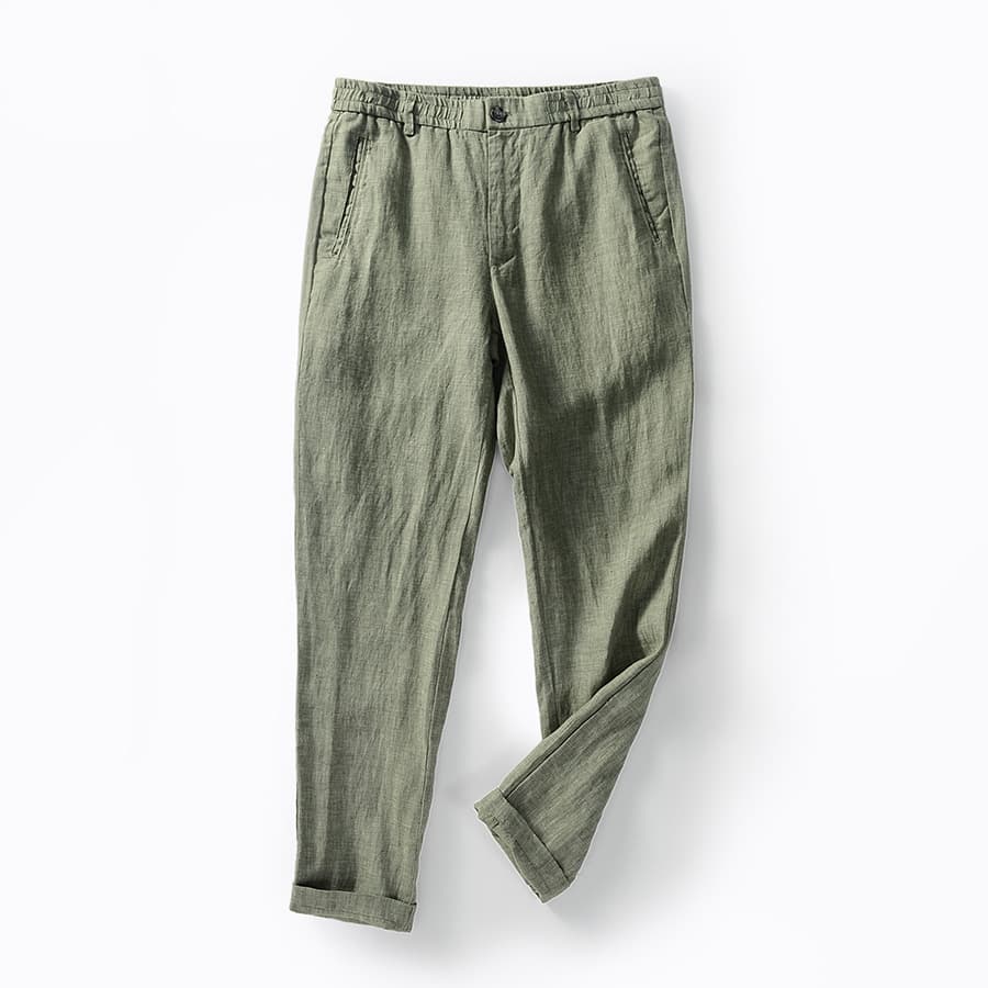 Demi-season breathable trousers, mid rise, oversize 3