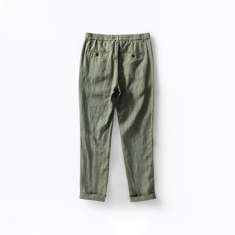 Demi-season breathable trousers, mid rise, oversize 4