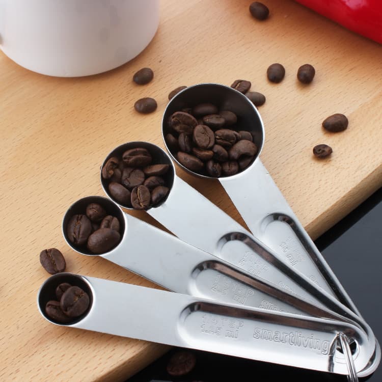 (Cross-border trading), measuring cup stainless steel scaled, coffee milk powder, measuring spoon 2