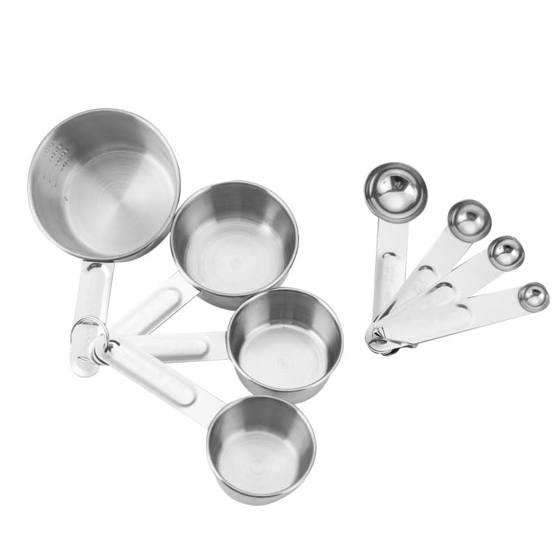 (Cross-border trading), measuring cup stainless steel scaled, coffee milk powder, measuring spoon 5