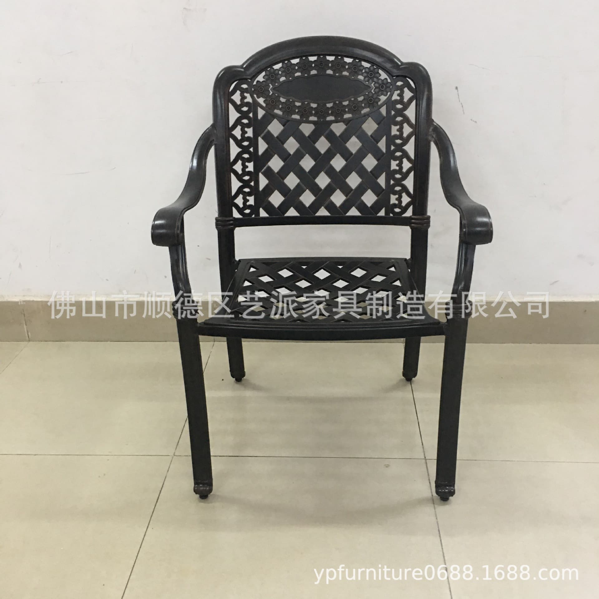 Cast Aluminum Outdoor Furniture Chair - Multi-Color 4