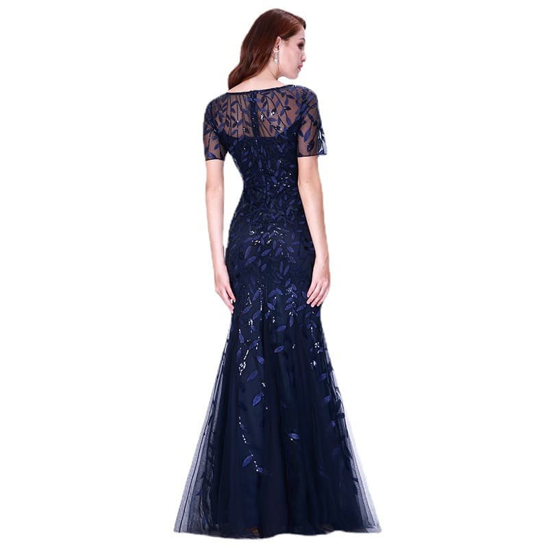 (Cross-border trading), evening dress, European style, plus size, for bridesmaid, "fish tail" cut, slim fit 5