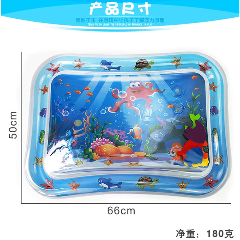 Factory direct selling inflatable baby patting water pads Children pat the ice cushion baby water pad toy floor hot selling 4