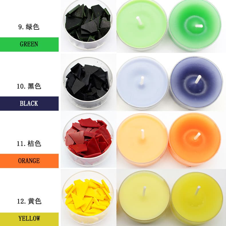 Candle, aromatherapy, pigment dye, container, color, DIY, 34 colors 4