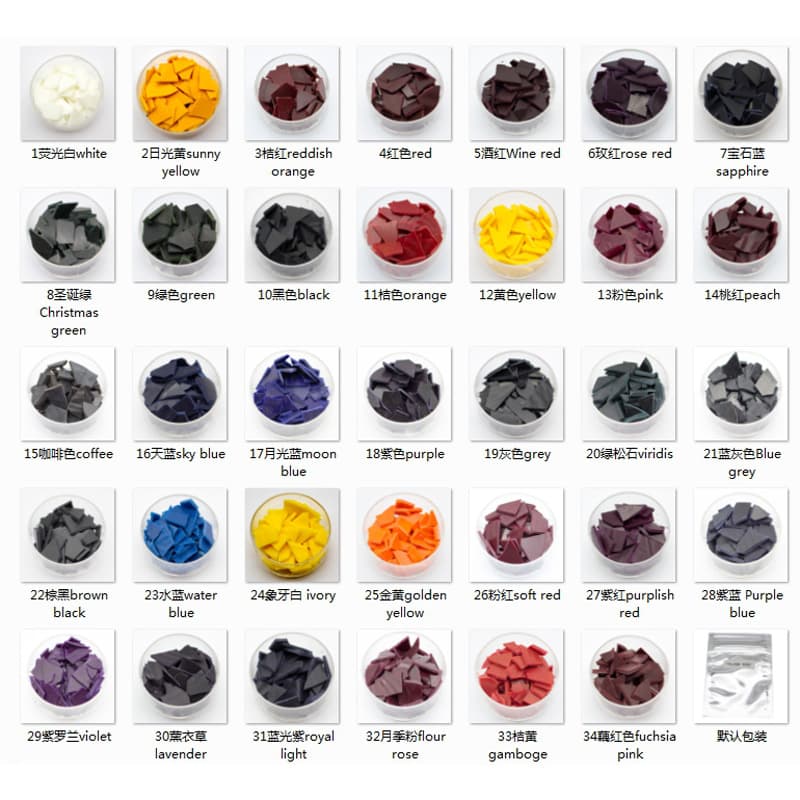 Candle, aromatherapy, pigment dye, container, color, DIY, 34 colors 1