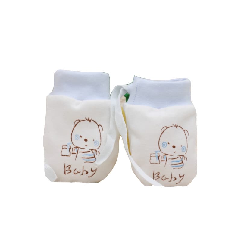 Children's gloves, demi-season adjustable hand cream for new born, drawstring 5