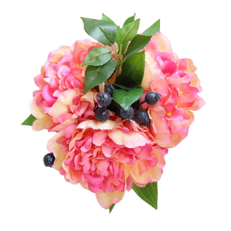Simulation flower blueberry peony wedding bride holds flowers and flower support weddings home furnishings ins fake flowers shooting 5