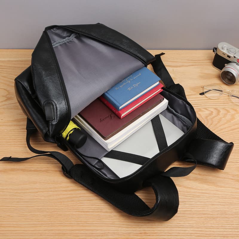 Men's Polyurethane Laptop Backpack 5