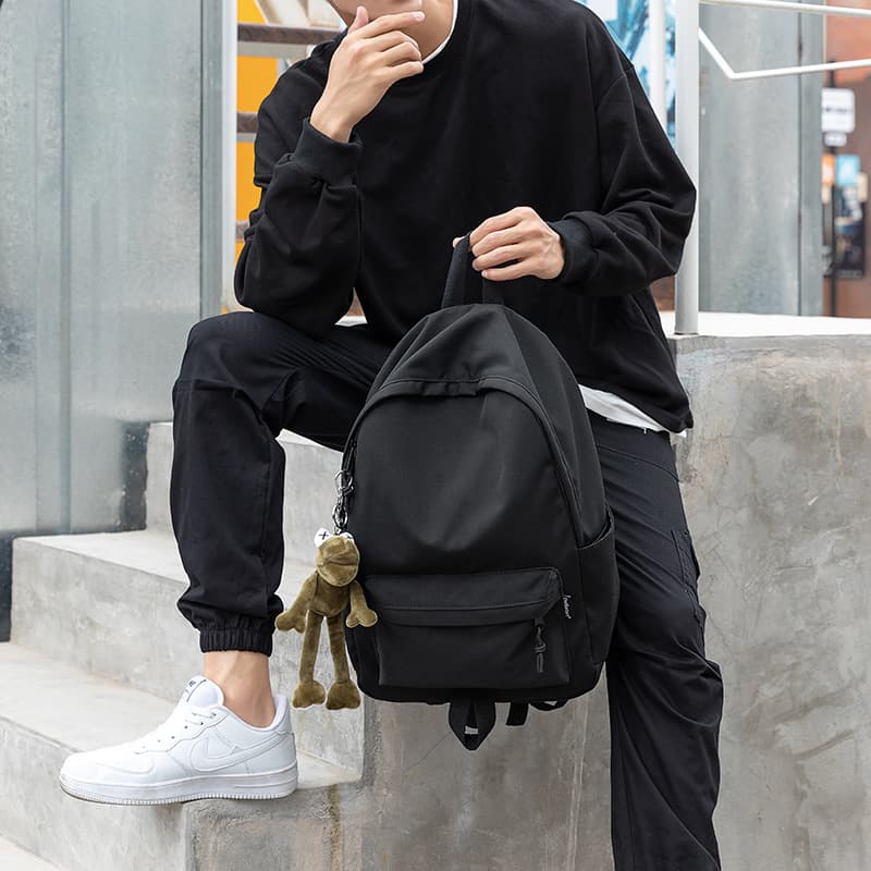 Men's fashionable trend school bag for students, Japanese backpack, for secondary school 3