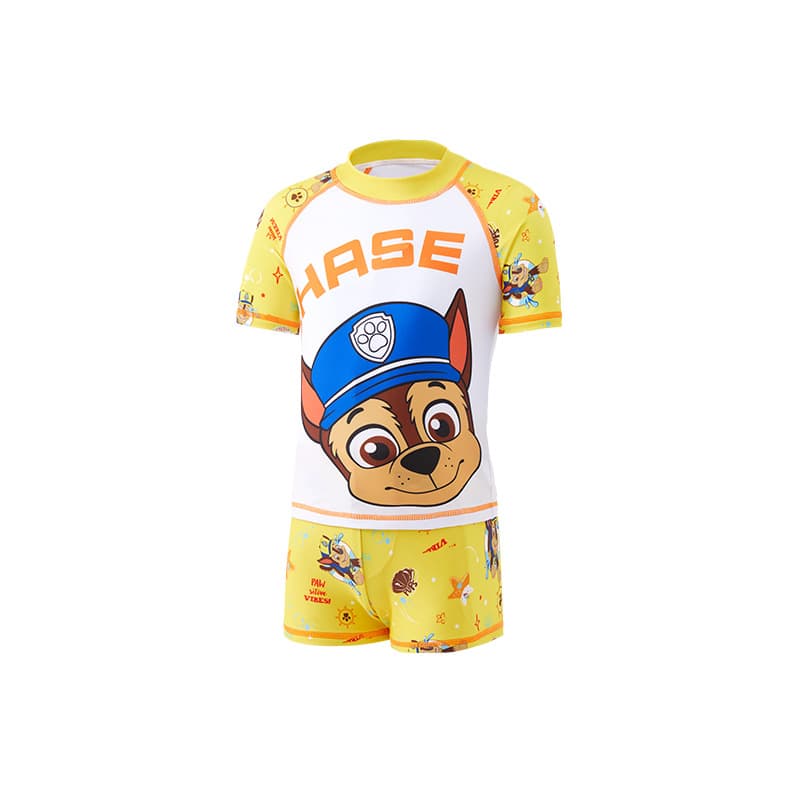 Children's swimwear, shorts, cartoon cute set, with short sleeve, 2 pieces, print 5
